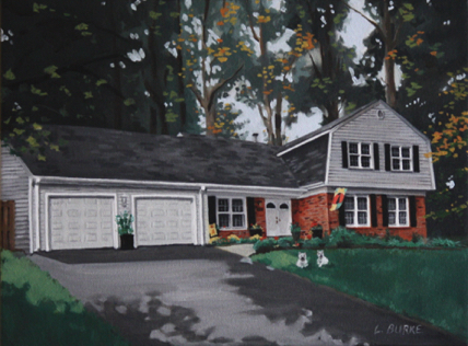 Snowberry Court
12" x 16" Commissioned Painting